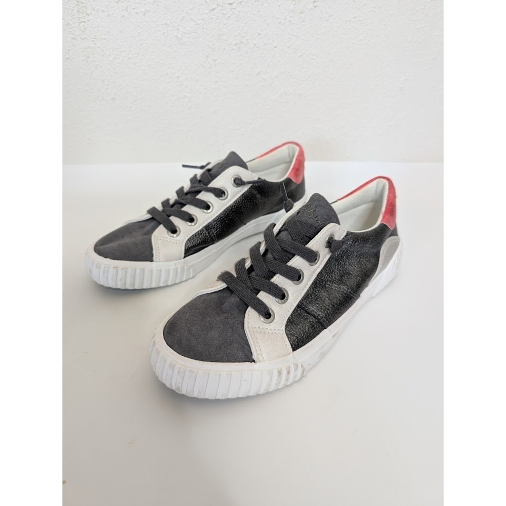 Blowfish Malibu Size 8.5 Women's Shoes Grey And White Wave B Comfort Classic